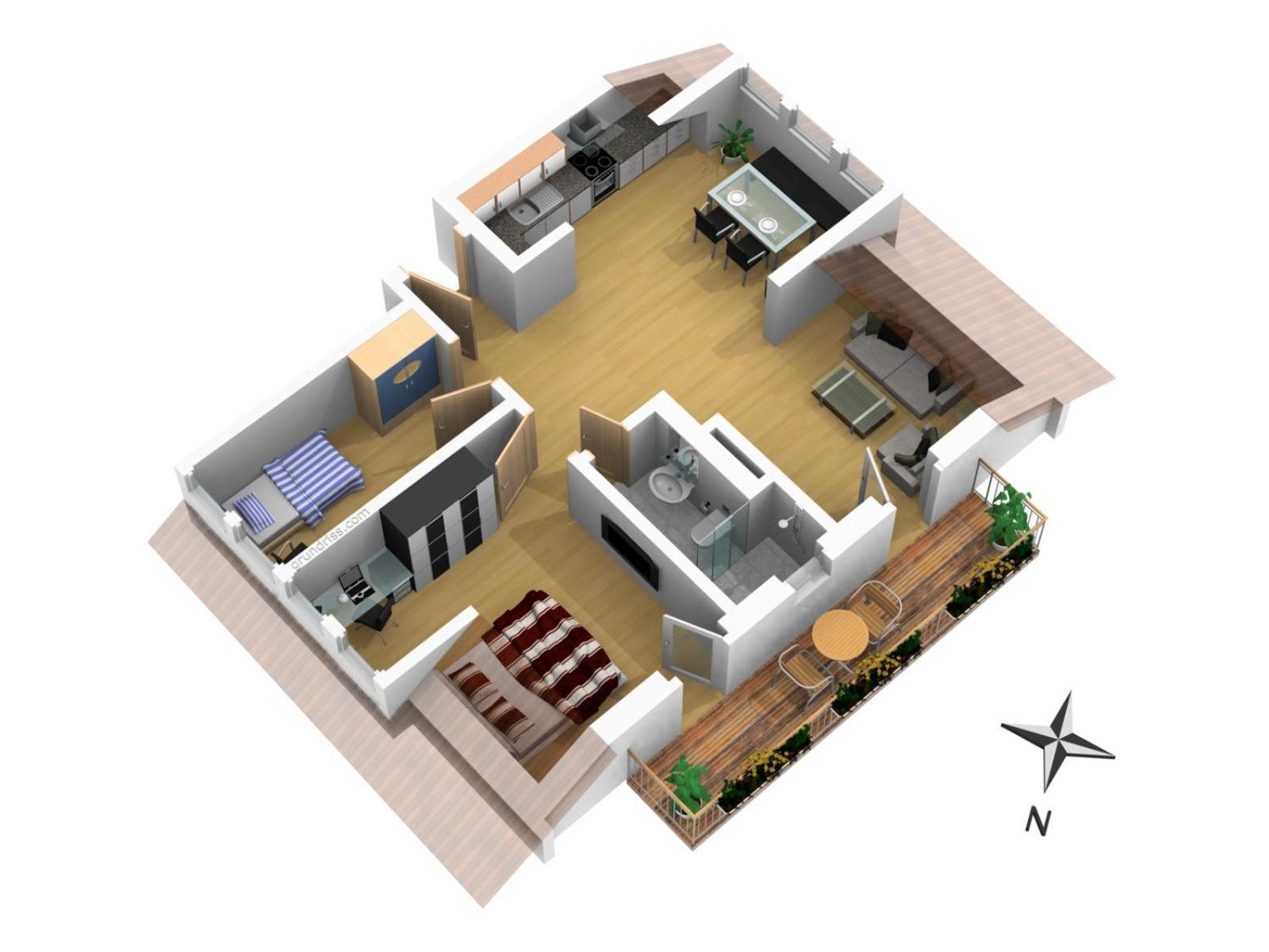 Ferienwohnung Baude III - Loewenbaude Braunlage Zimmer foto